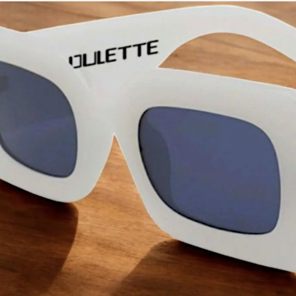 Zoulette Luxury White Sunglasses  New